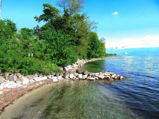 Way from St Sulpice to Lausanne