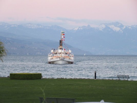Bateau belle époque depuis votre fenêtre