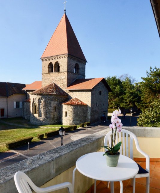 roman church of St Sulpice from your balcony