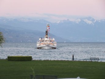Bateau belle époque depuis votre fenêtre